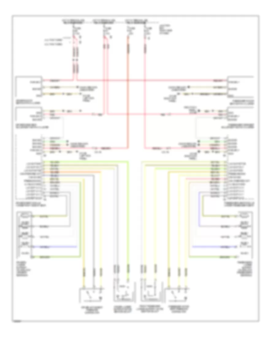 Front Lumbar Wiring Diagram, with Multi-Function Seats  Active Seats for BMW 550i GT 2011