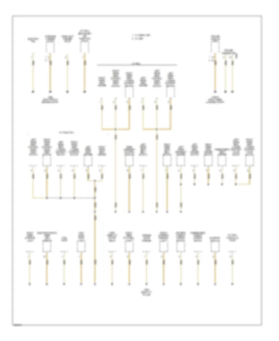 Ground Distribution Wiring Diagram 4 of 9 for BMW 750iL 1998