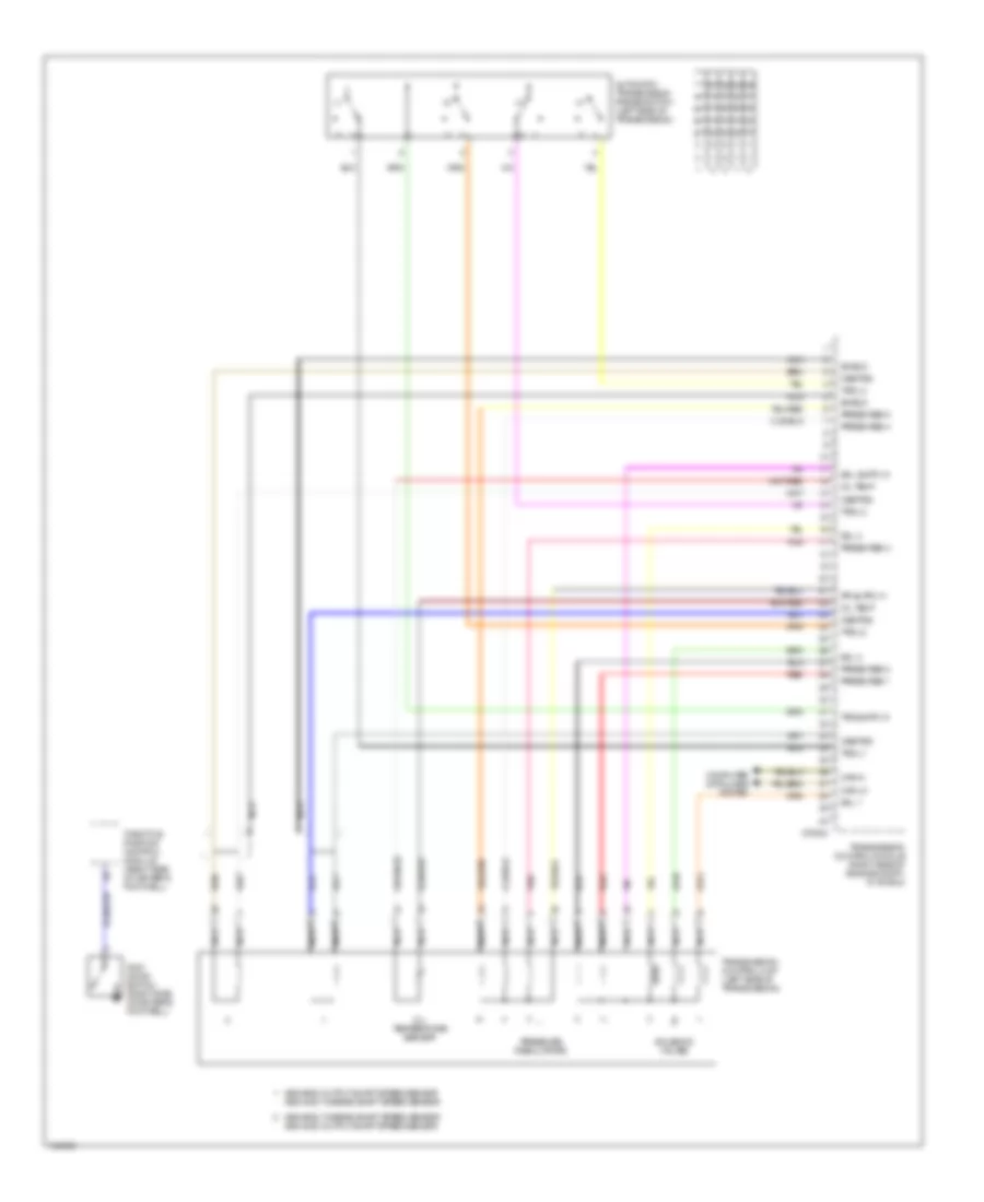 Transmission Wiring Diagram 2 of 2 for BMW 750iL 1998