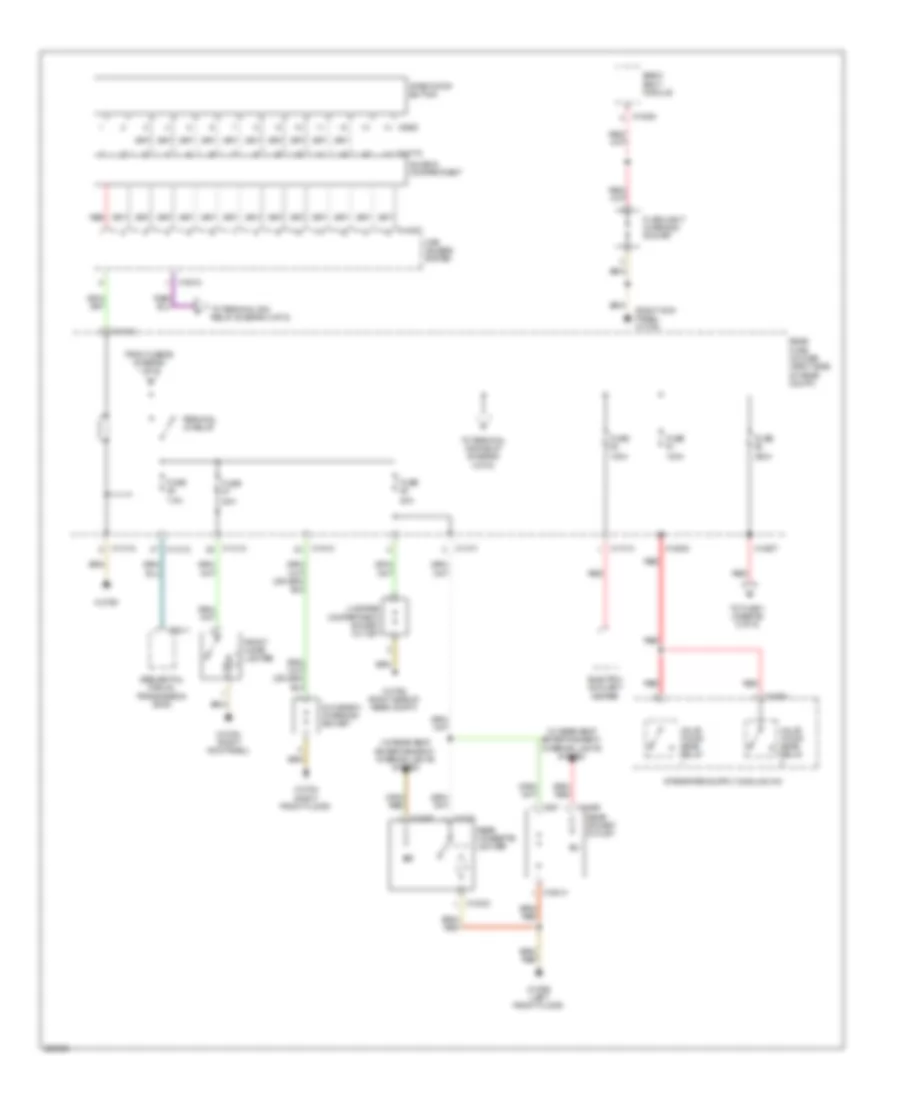 Power Distribution Wiring Diagram 2 of 6 for BMW 535i 2009