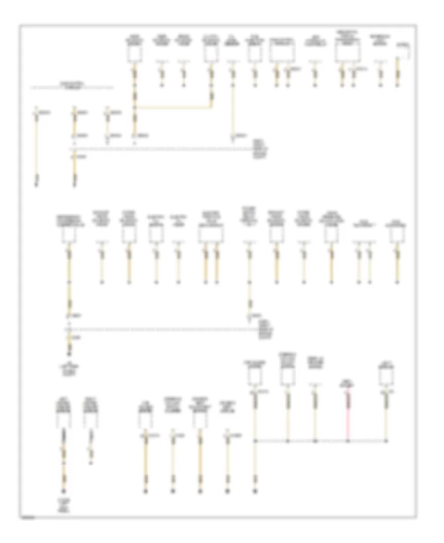 Ground Distribution Wiring Diagram 1 of 7 for BMW 525i 2006