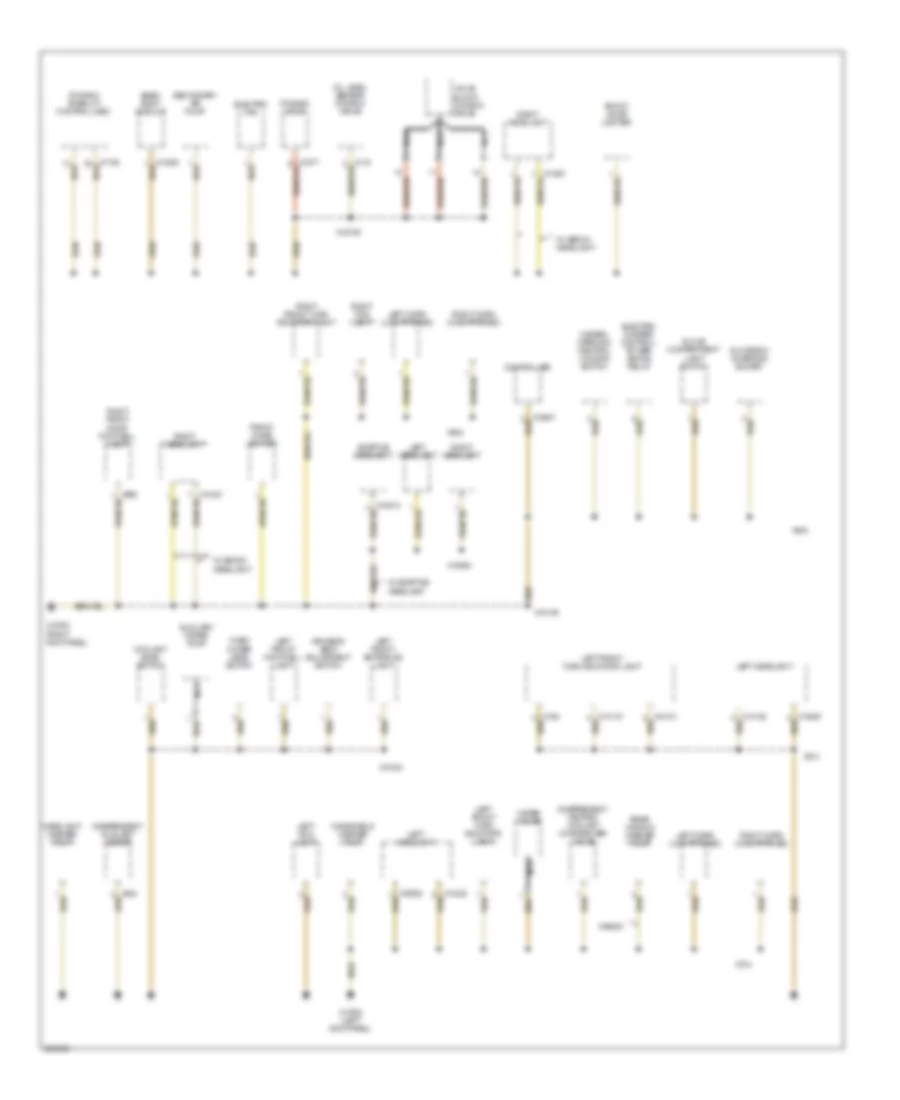 Ground Distribution Wiring Diagram (3 of 7) for BMW 525i 2006