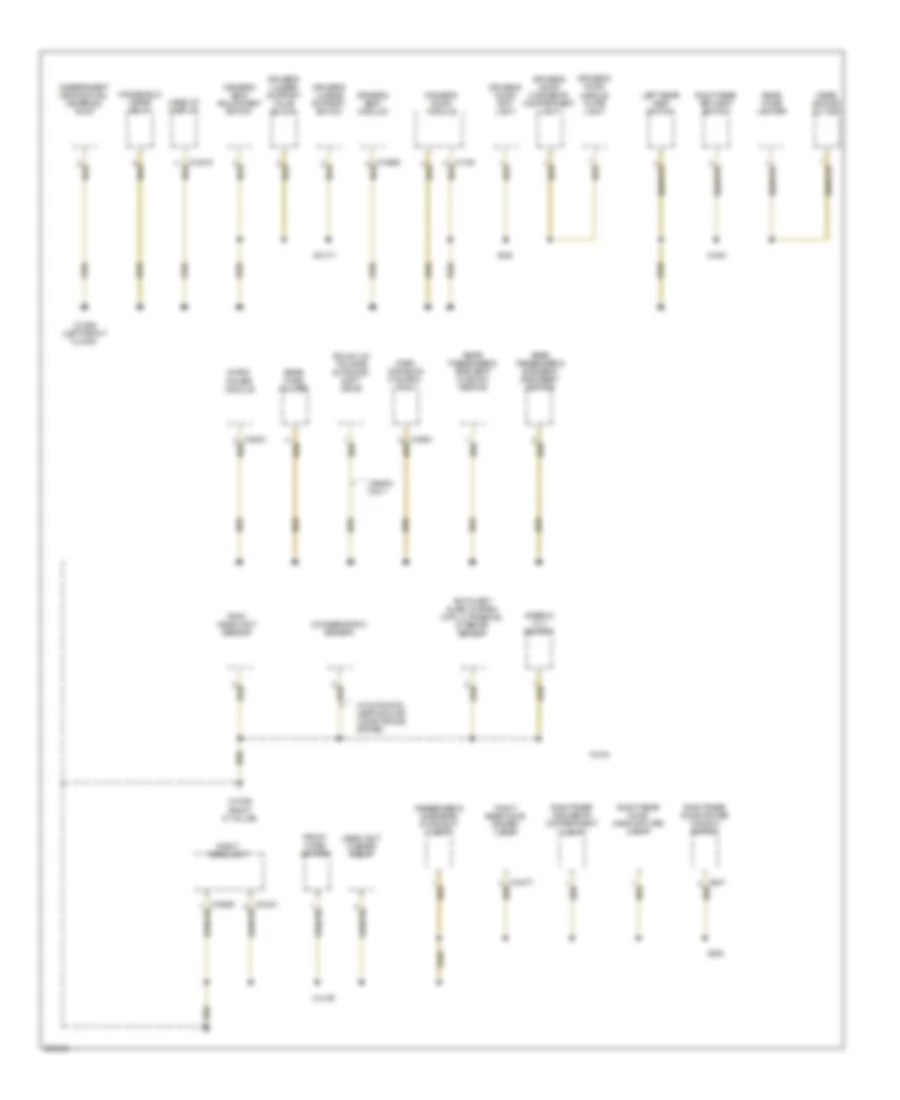 Ground Distribution Wiring Diagram (5 of 7) for BMW 525i 2006