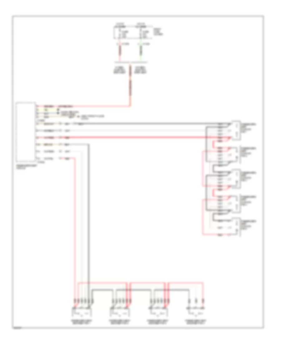 Seat Ventilation Wiring Diagram, with Lumbar (2 of 2) for BMW 525i 2006