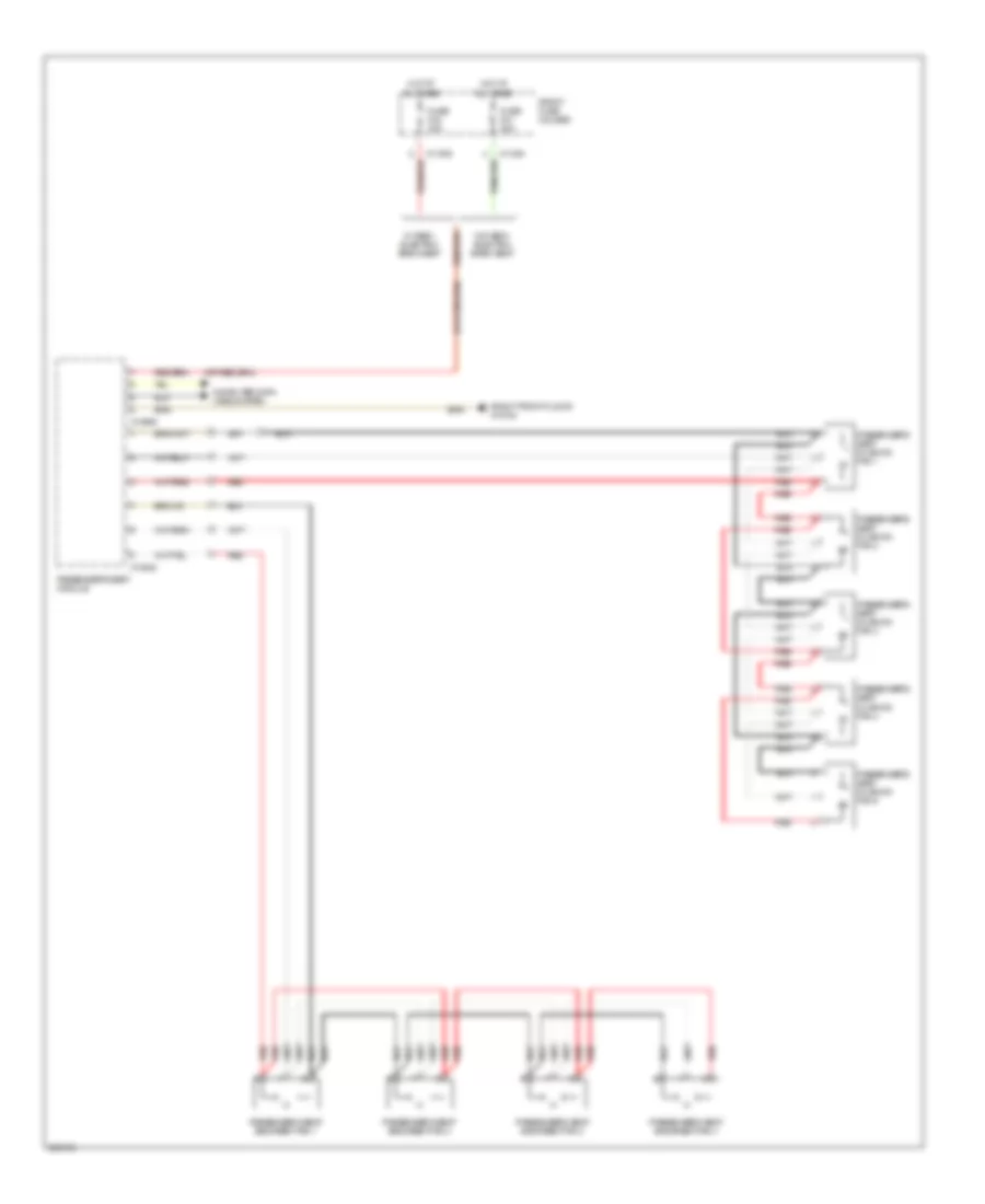 Seat Ventilation Wiring Diagram, without Lumbar (2 of 2) for BMW 525i 2006