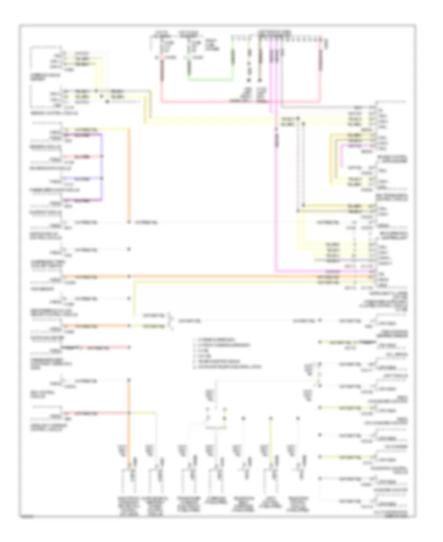 Computer Data Lines Wiring Diagram for BMW X5 30i 2002