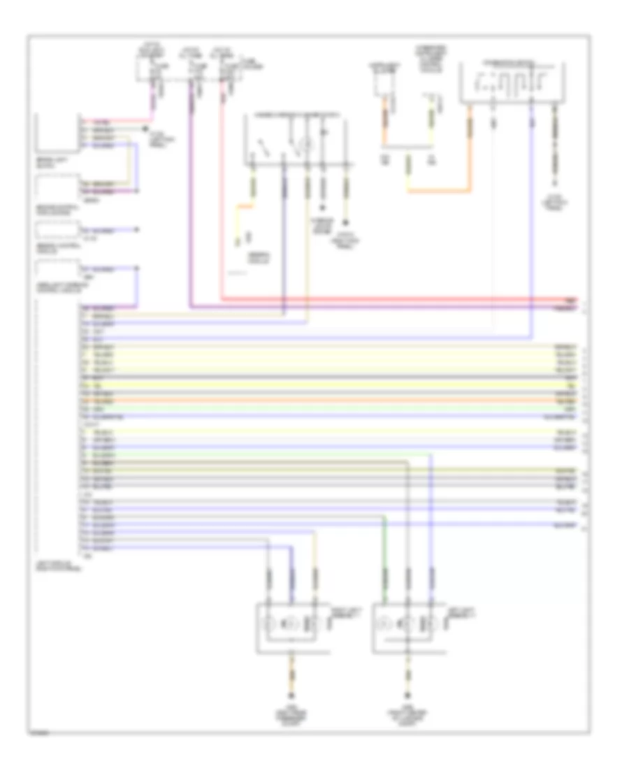 Exterior Lamps Wiring Diagram (1 of 2) for BMW X5 30i 2002