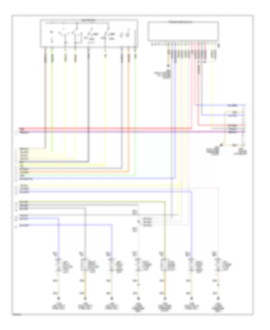 Exterior Lamps Wiring Diagram (2 of 2) for BMW X5 30i 2002