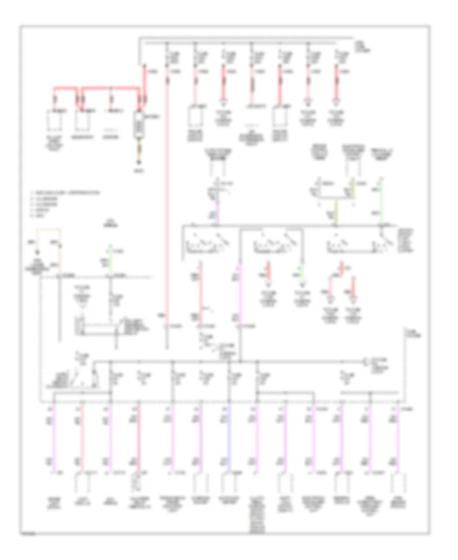 4 4L Power Distribution Wiring Diagram 1 of 6 for BMW X5 30i 2002