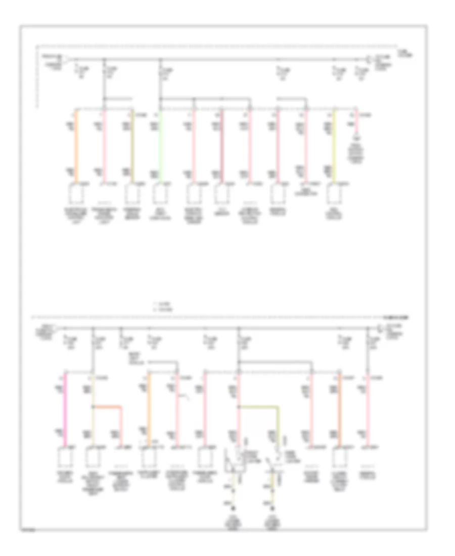 4.4L, Power Distribution Wiring Diagram (3 of 6) for BMW X5 30i 2002