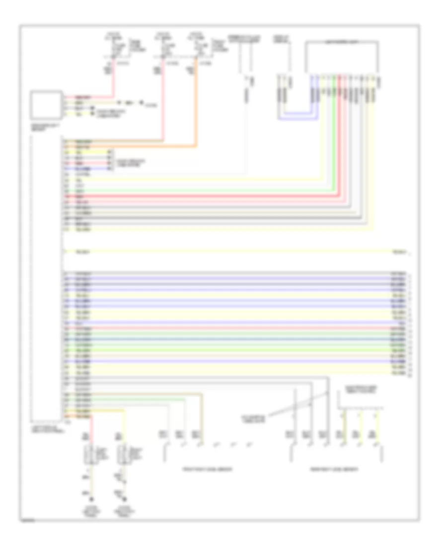 Headlamps Wiring Diagram, with Xenon Lamps (1 of 2) for BMW 525xi 2006