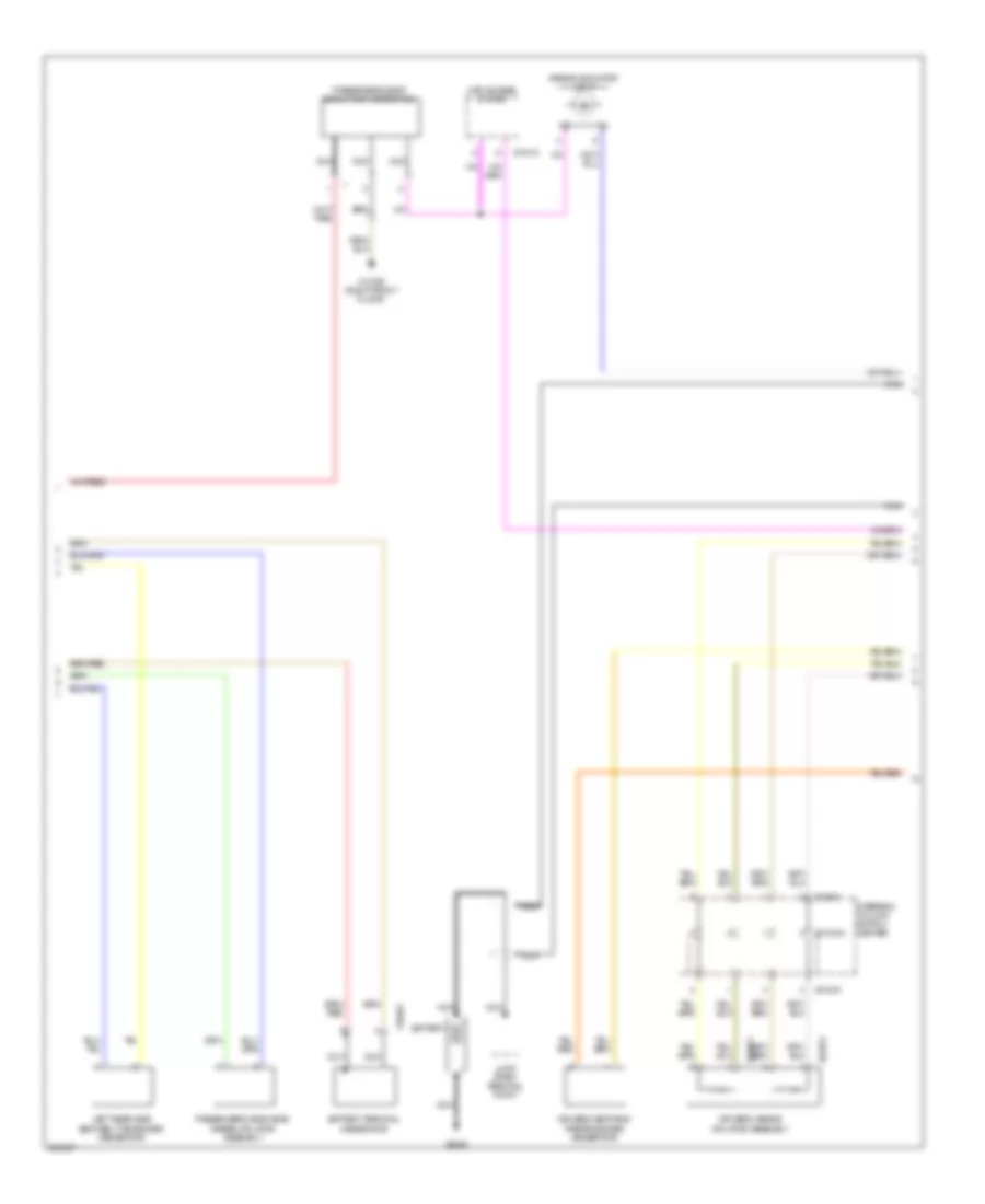 Supplemental Restraints Wiring Diagram (2 of 3) for BMW 525xi 2006