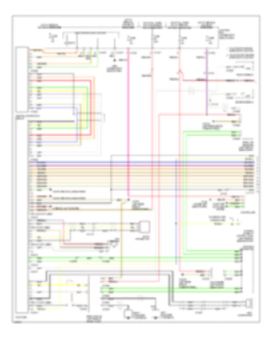 Navigation Wiring Diagram, Convertible with CCC, M-ASK  Hifi Radio (1 of 2) for BMW 335is 2013