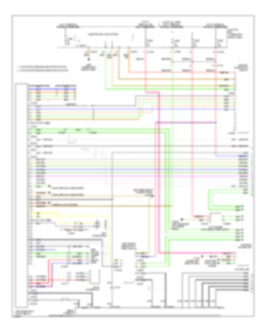 Navigation Wiring Diagram, Coupe with CIC  Hifi Radio (1 of 2) for BMW 335is 2013