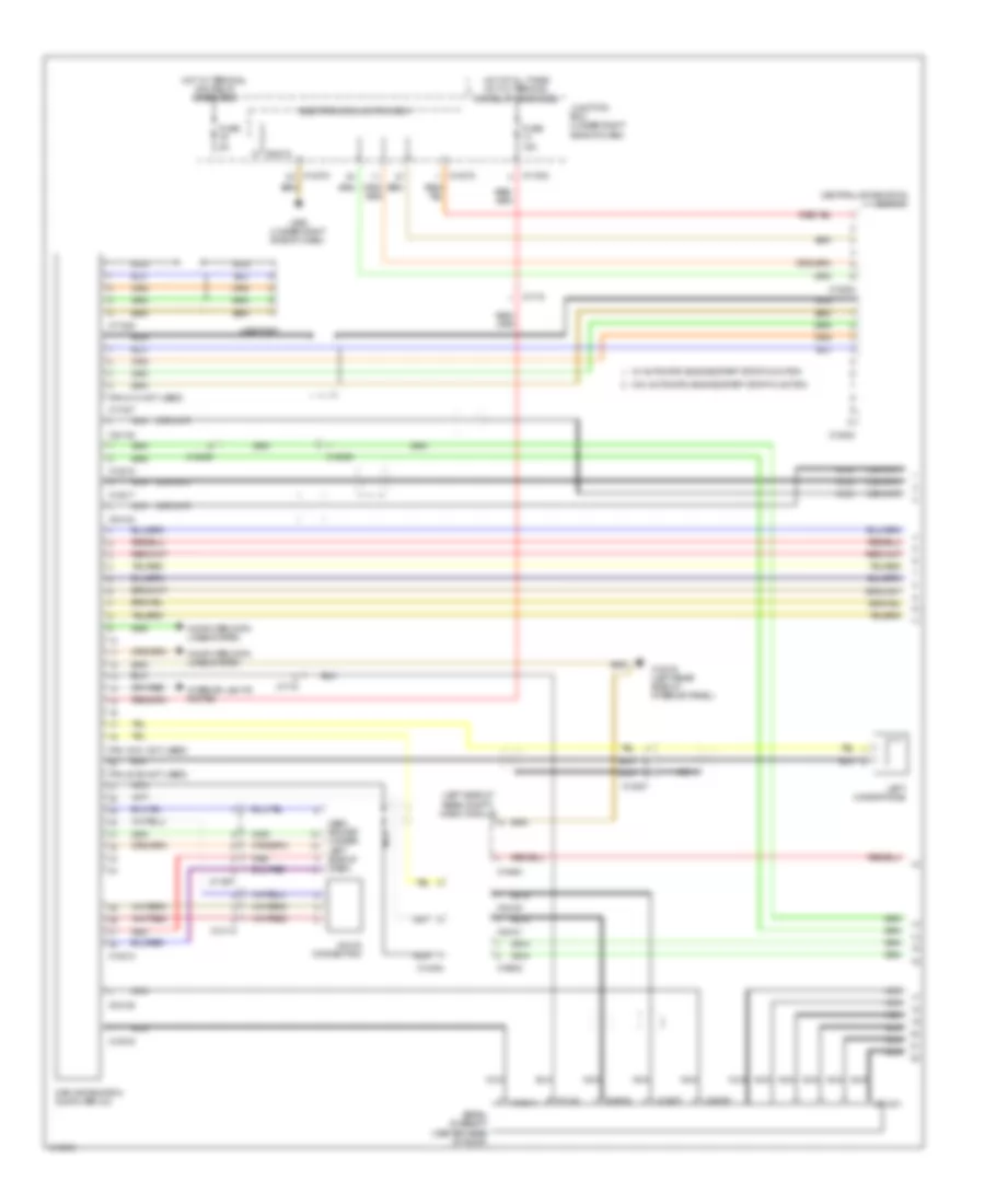 Base Radio Wiring Diagram, Coupe with CIC (1 of 2) for BMW 335is 2013