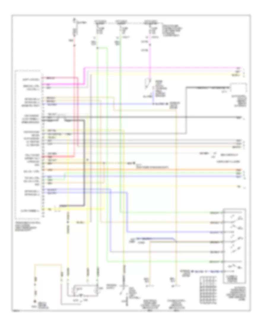 2 8L A T Wiring Diagram 1 of 2 for BMW Z3 1998