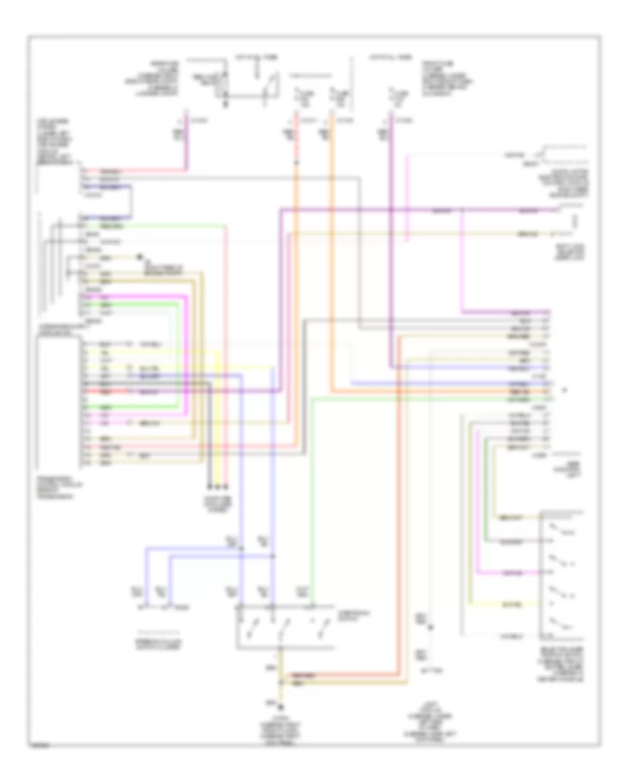 A T Wiring Diagram for BMW 550i 2009
