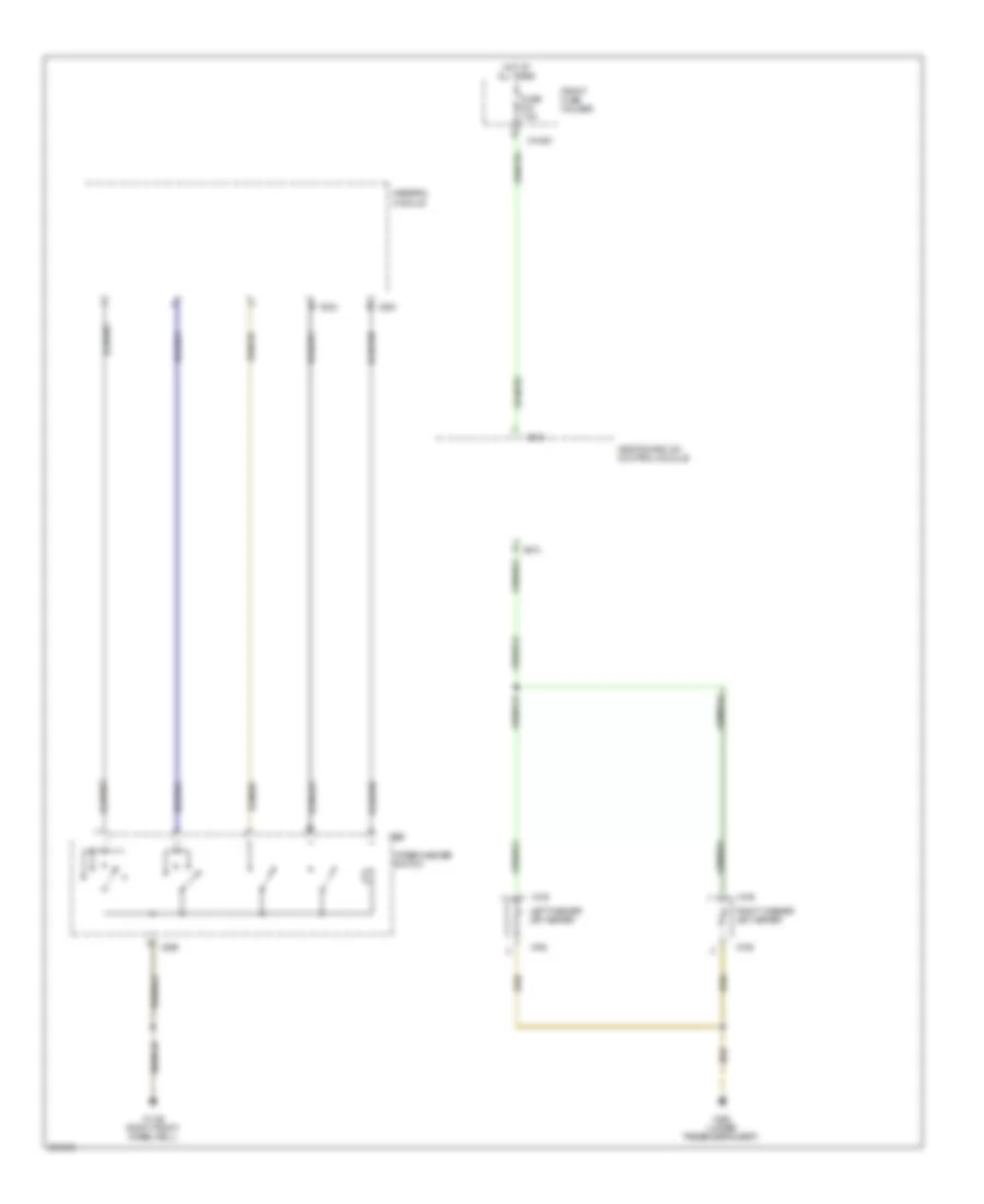 Электросхема стеклоочистителя, дворников и омывателя (3 из 3) для BMW X5 44i 2002