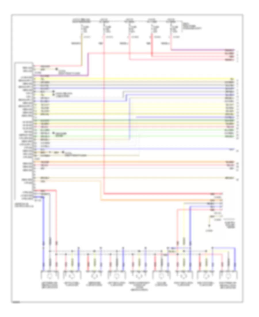 Air Conditioning, Dual AC Wiring Diagram (1 of 3) for BMW 530i 2006