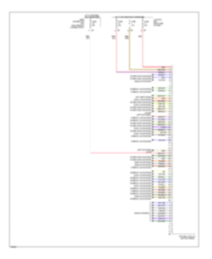 Body Control Modules Wiring Diagram (2 of 2) for BMW 740i 2011