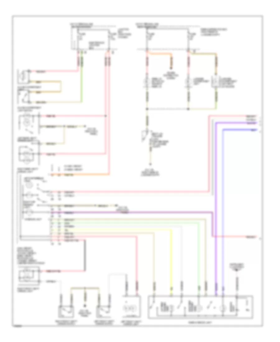 Courtesy Lamps Wiring Diagram 1 of 2 for BMW 740i 2011