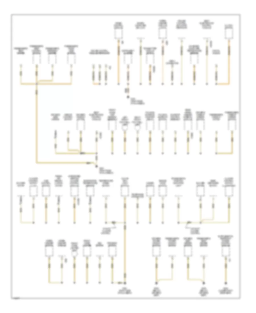 Ground Distribution Wiring Diagram 2 of 3 for BMW 318ti 1999