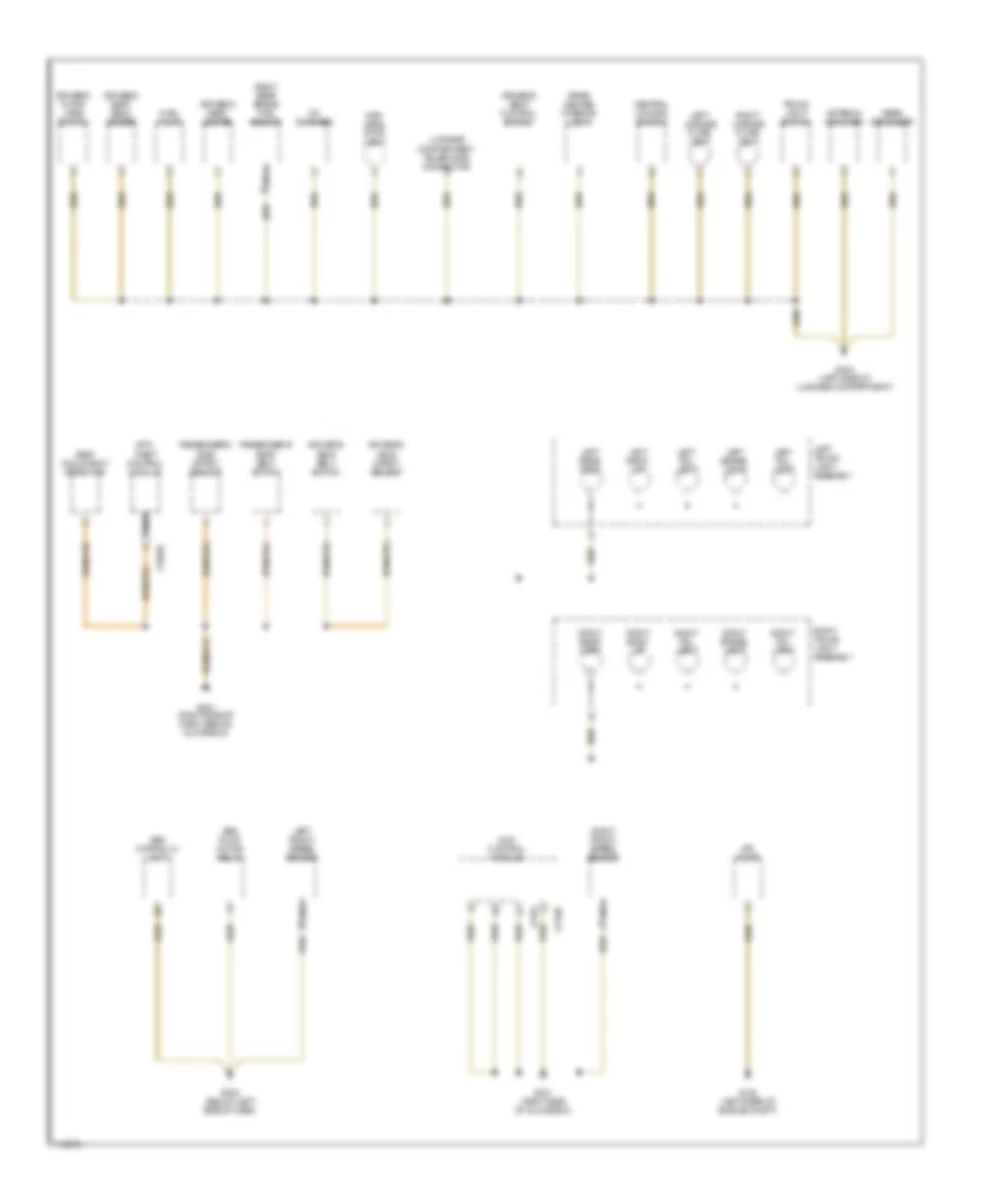 Ground Distribution Wiring Diagram (3 of 3) for BMW 318ti 1999