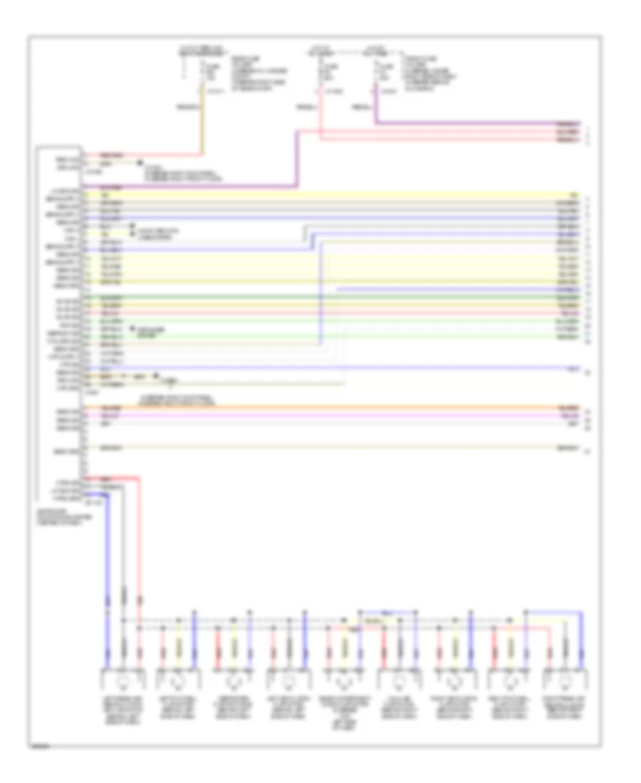 Automatic A C Wiring Diagram 1 of 3 for BMW 650i 2009