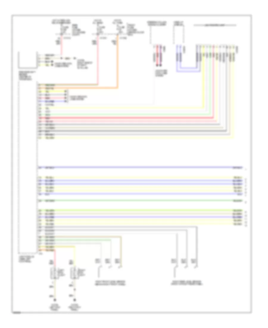 Headlamps Wiring Diagram (1 of 2) for BMW 650i 2009