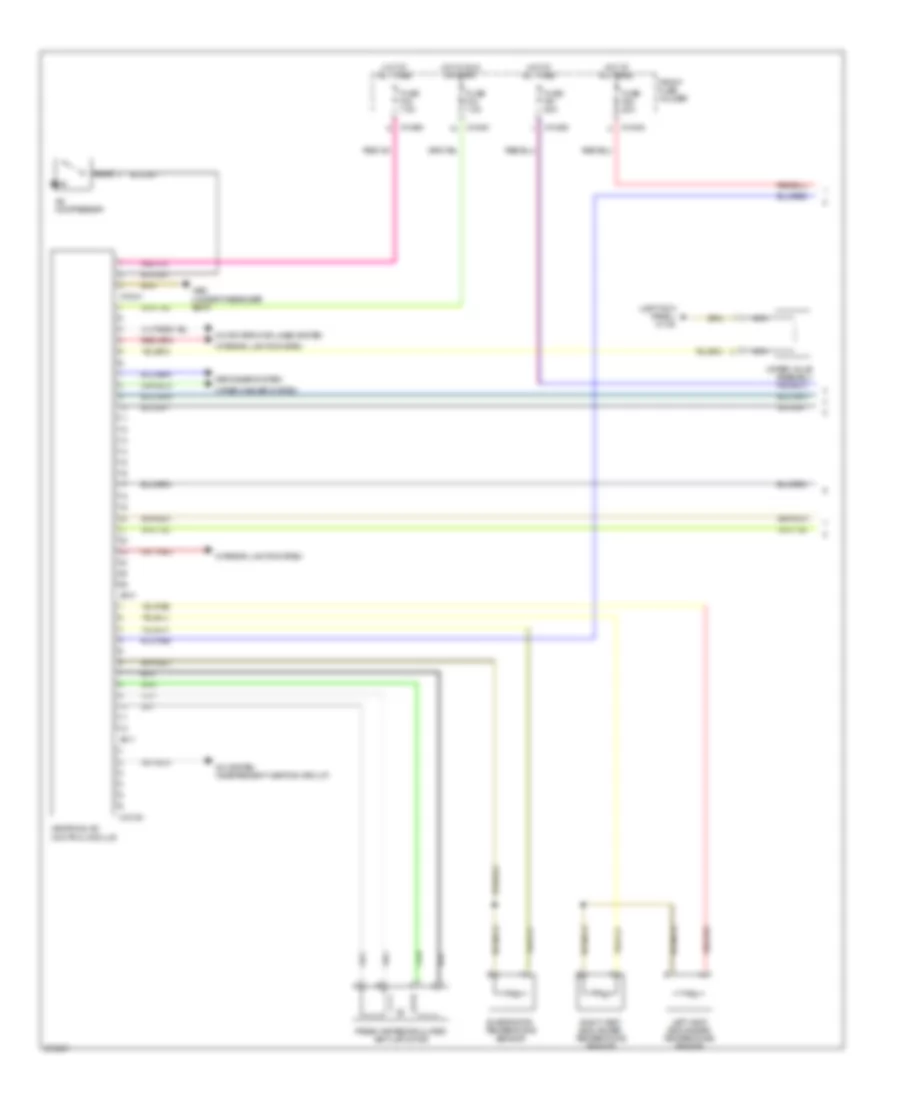 Automatic AC Wiring Diagram, with Basic AC (1 of 2) for BMW X5 46i 2002