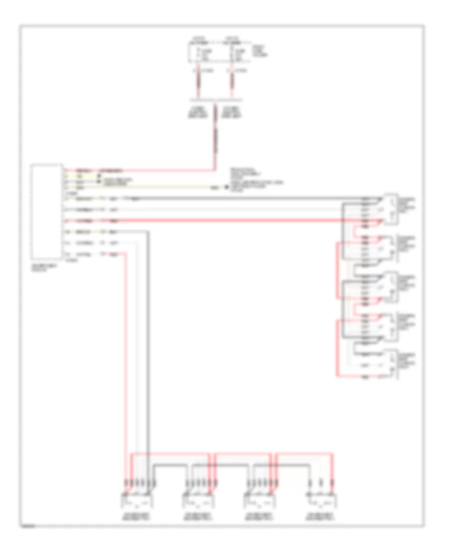 Seat Ventilation Wiring Diagram, with Lumbar (1 of 2) for BMW 530xi 2006