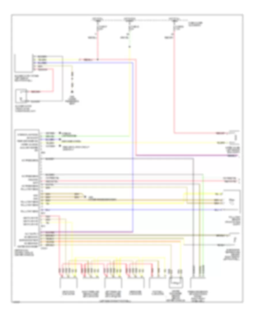Automatic AC Wiring Diagram, Except Convertible (1 of 2) for BMW 323i 1999