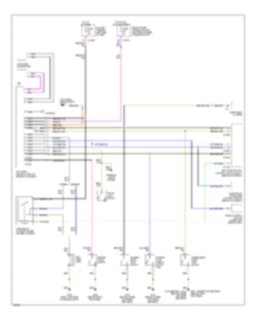 Forced Entry Wiring Diagram, Convertible for BMW 323i 1999