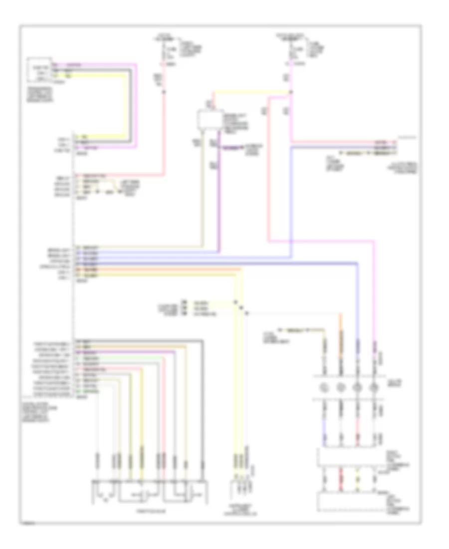 Cruise Control Wiring Diagram, Except Convertible for BMW 323i 1999
