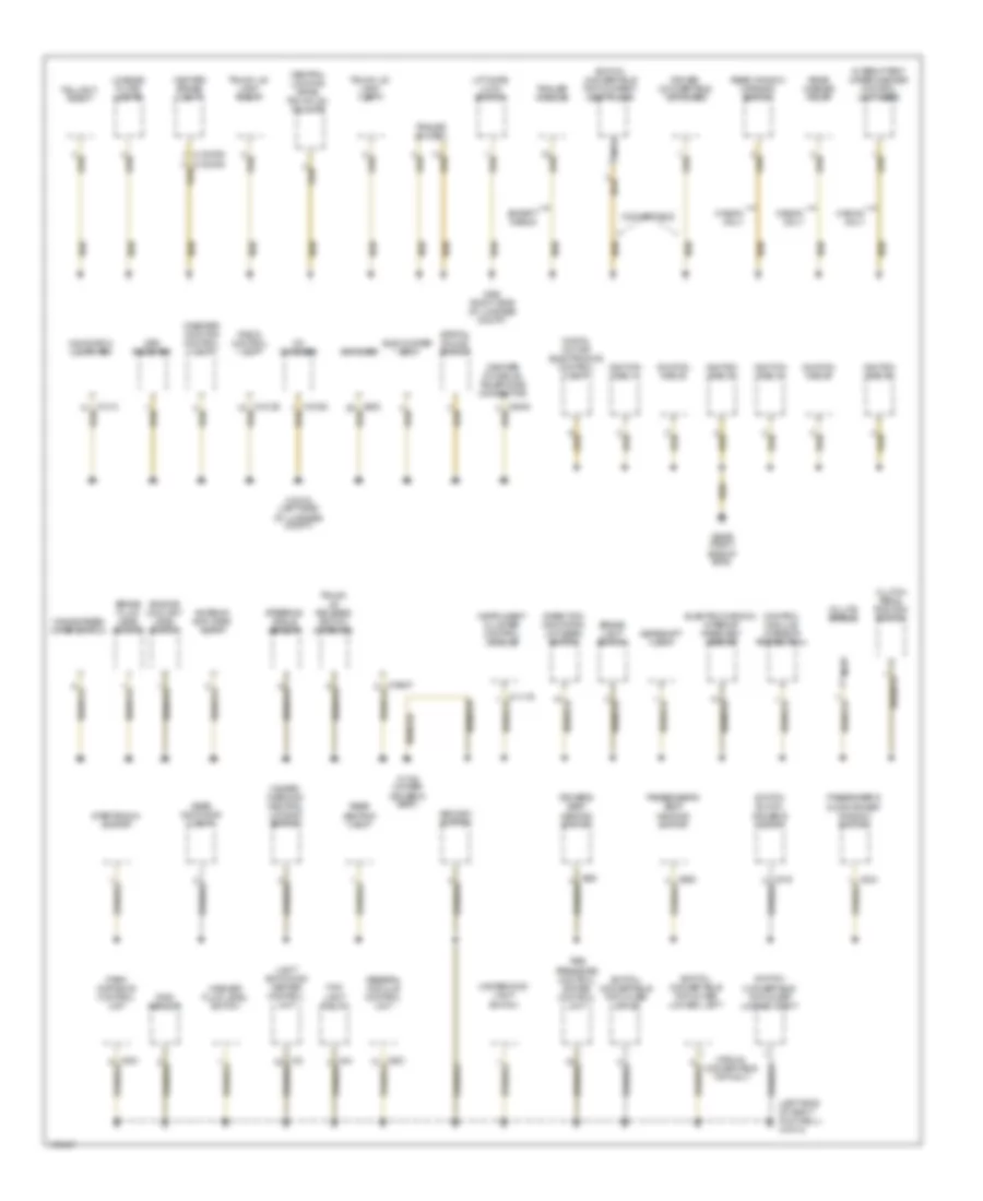 Ground Distribution Wiring Diagram Except Convertible 4 of 4 for BMW 323i 1999