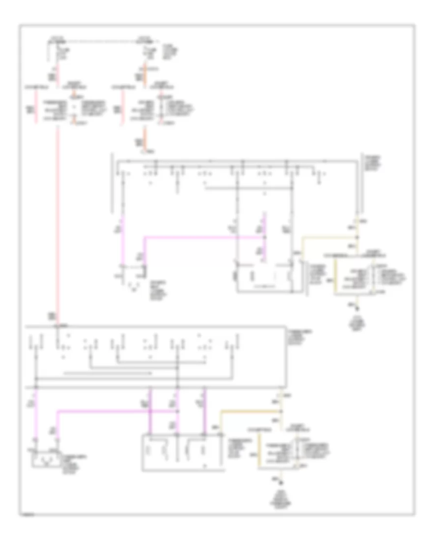 Lumbar Wiring Diagram Except Convertible for BMW 323i 1999