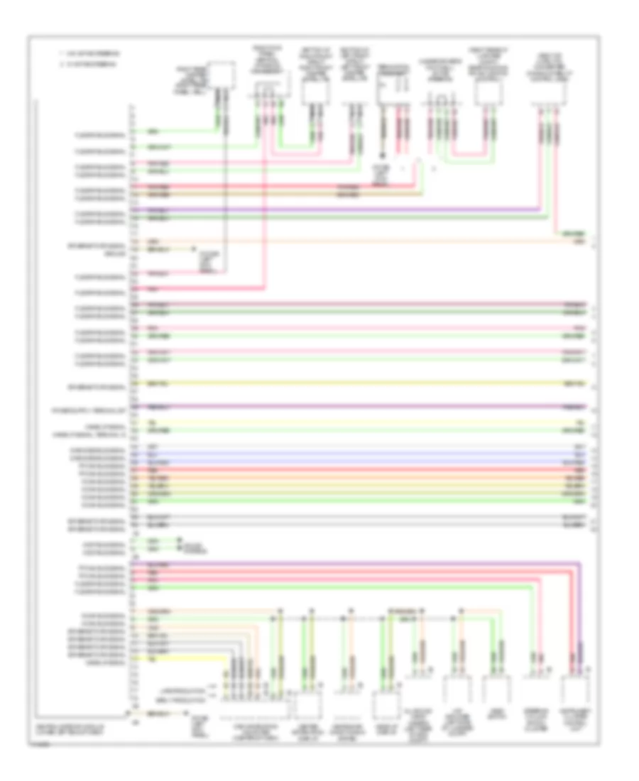 Computer Data Lines Wiring Diagram 1 of 3 for BMW 750i 2009