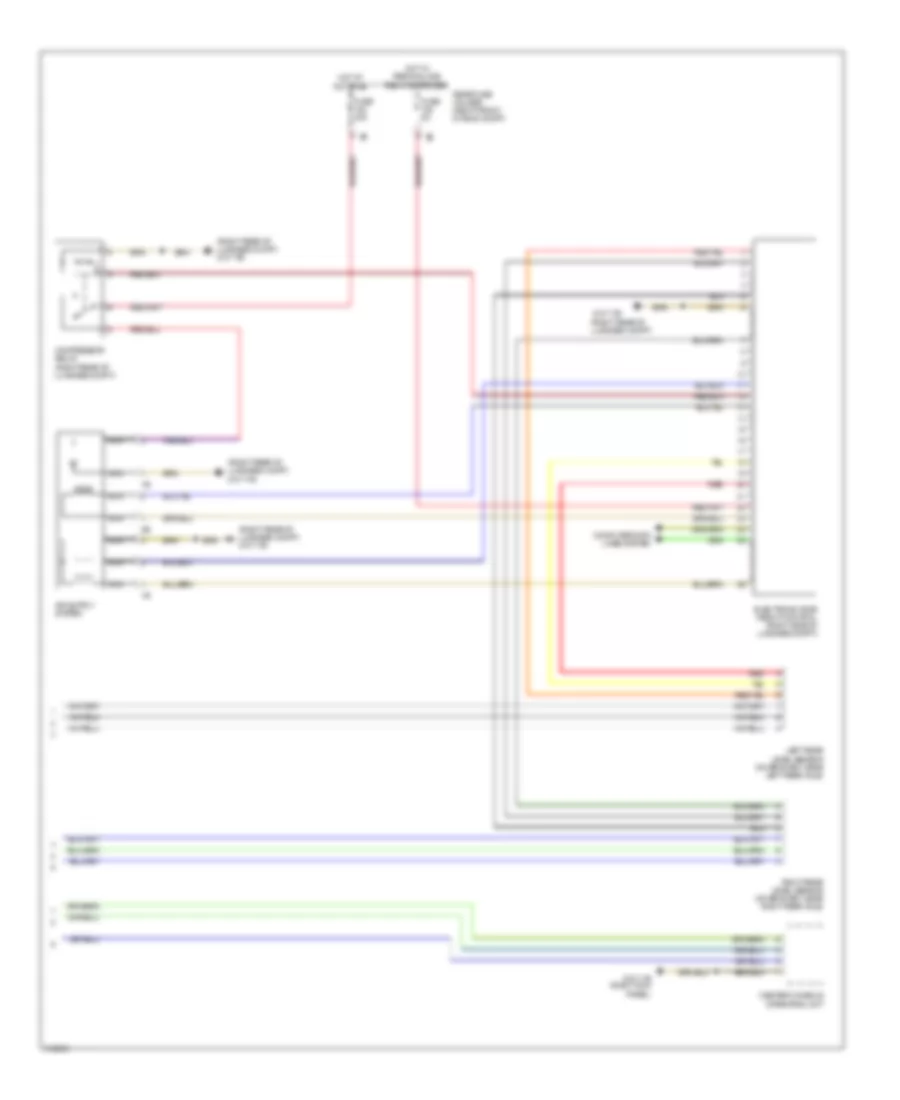 Air Suspension Wiring Diagram 2 of 2 for BMW 750i 2009
