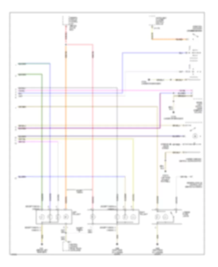 Exterior Lights Wiring Diagram, Except Convertible for BMW 323is 1999