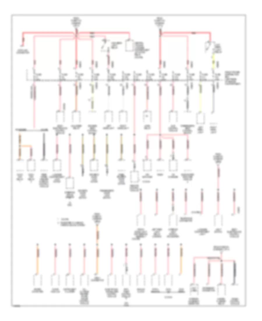 Power Distribution Wiring Diagram, M-Versions (2 of 4) for BMW Z3 2002