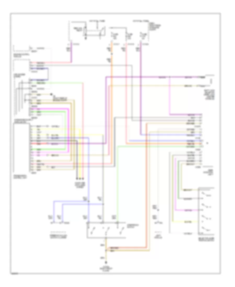 A T Wiring Diagram for BMW 550i 2006