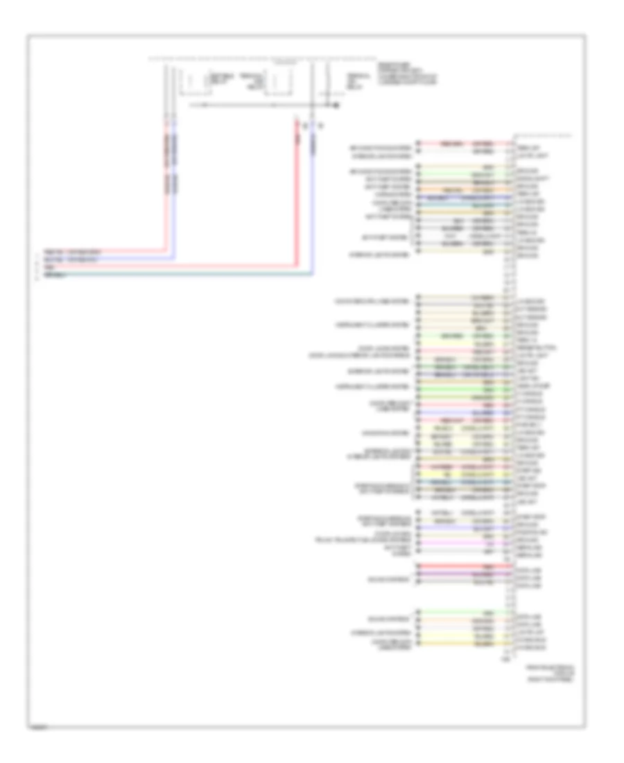 Front Electronic Control Module Wiring Diagram 3 of 3 for BMW 428i 2014