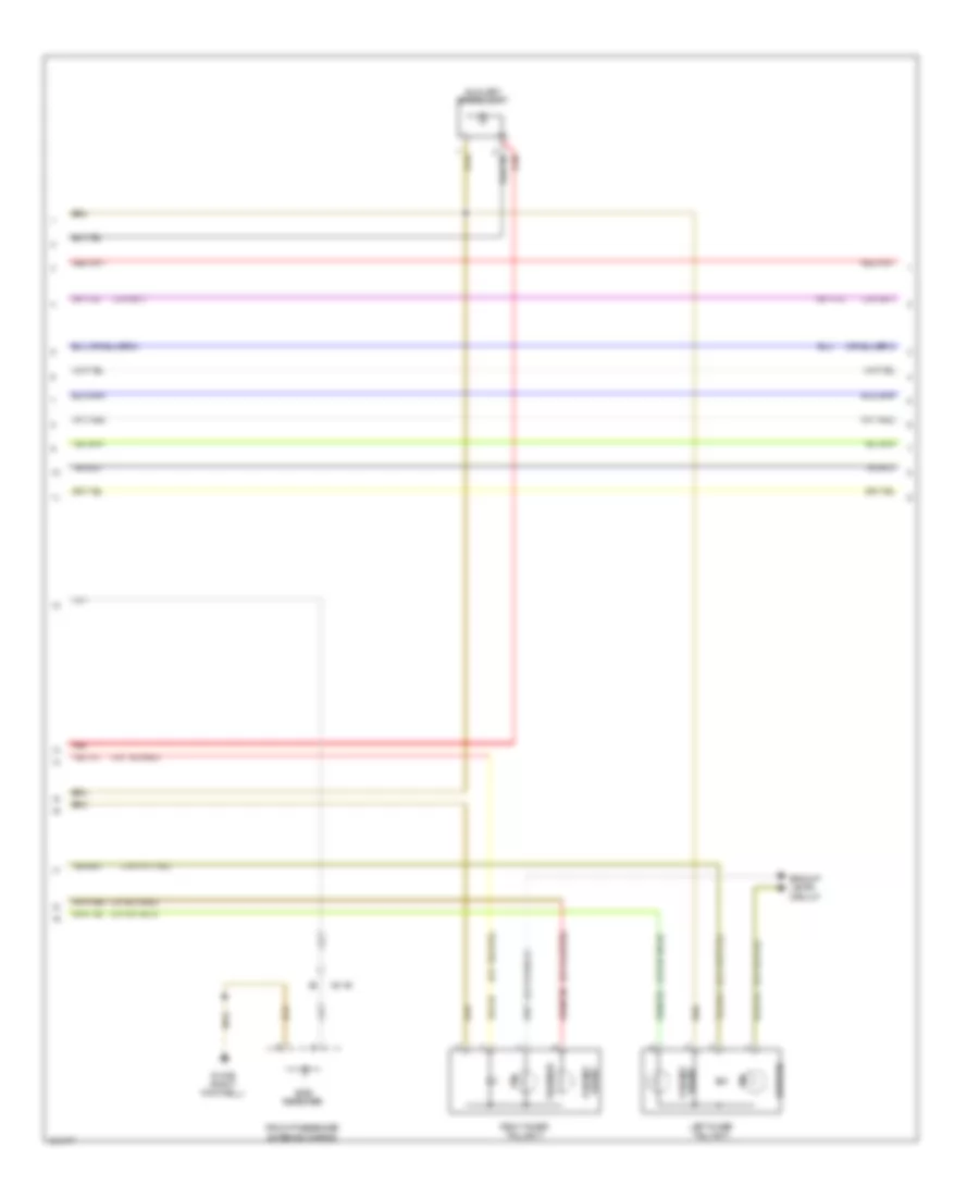 Exterior Lamps Wiring Diagram (3 of 5) for BMW 428i 2014
