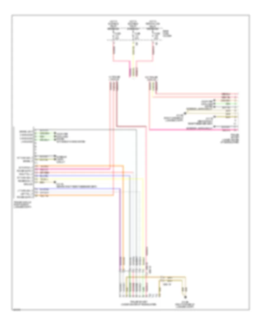 Trailer Tow Wiring Diagram, Early Production for BMW 428i 2014