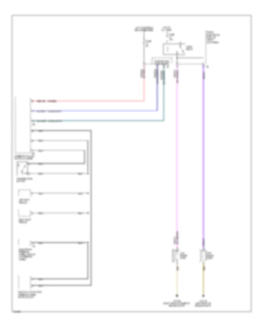 Horn Wiring Diagram for BMW 428i 2014