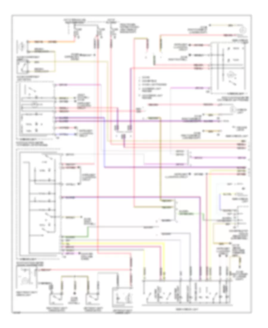 Courtesy Lamps Wiring Diagram 1 of 2 for BMW 428i 2014