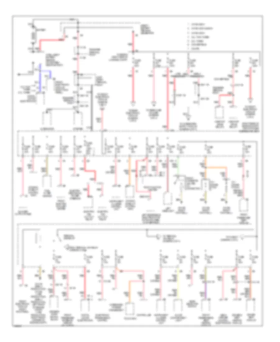 Power Distribution Wiring Diagram 1 of 4 for BMW 428i 2014