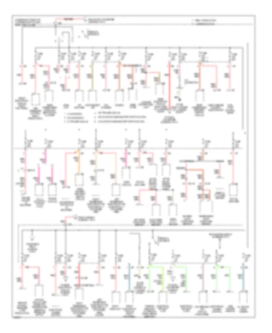 Power Distribution Wiring Diagram (3 of 4) for BMW 428i 2014