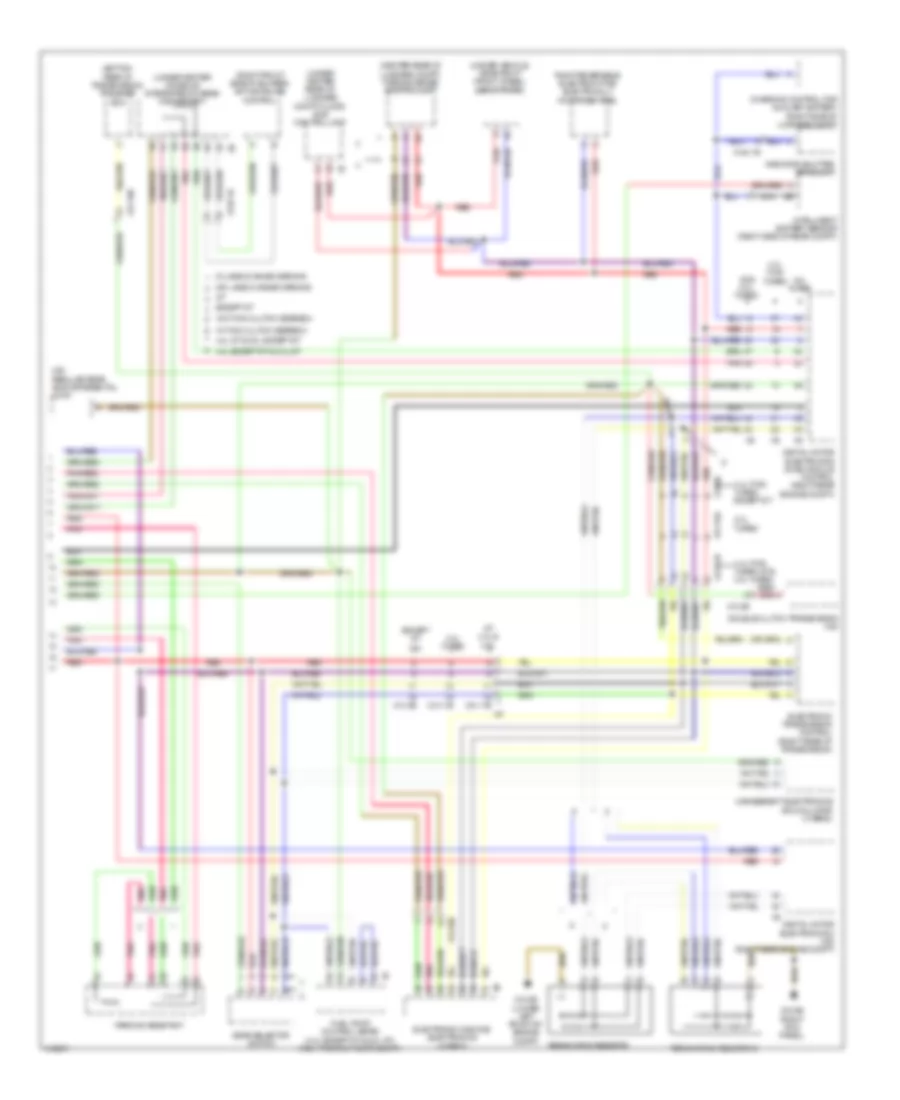 Computer Data Lines Wiring Diagram 4 of 4 for BMW 528i 2013