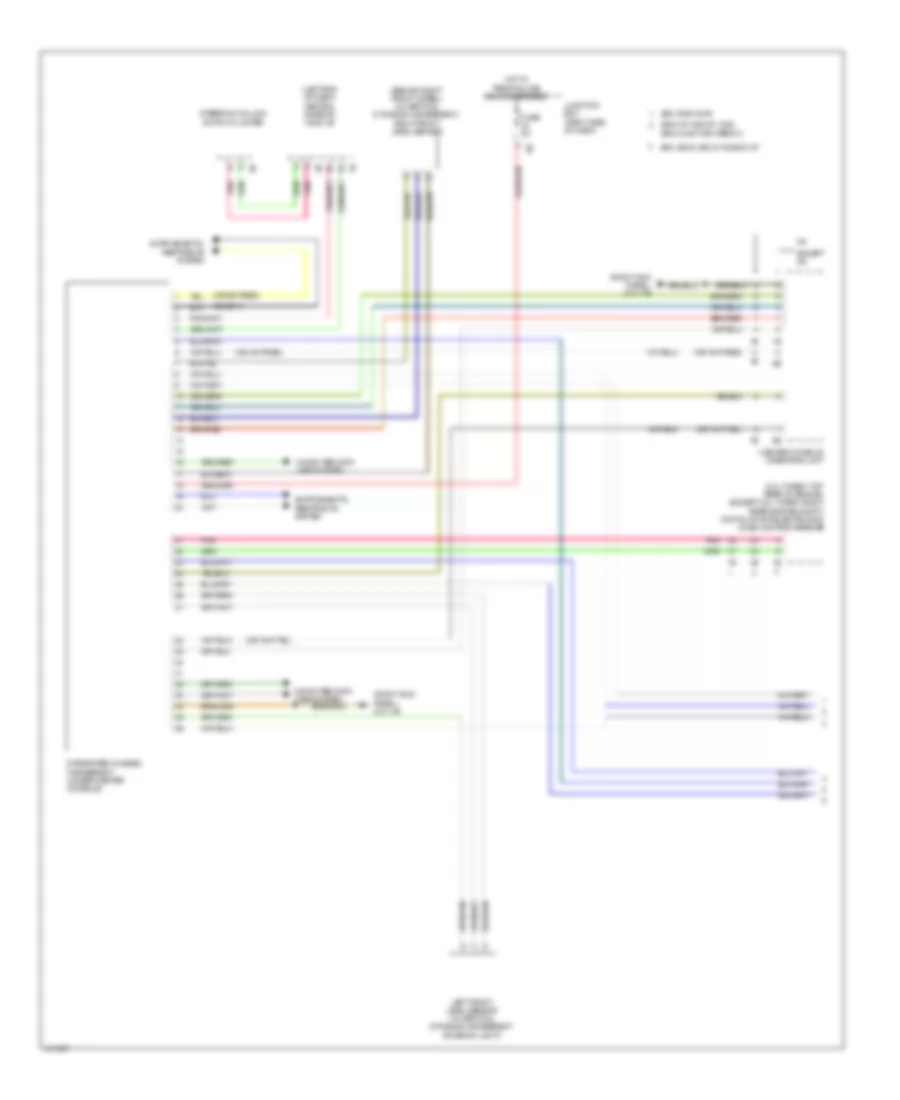 Air Suspension Wiring Diagram 1 of 2 for BMW 528i 2013